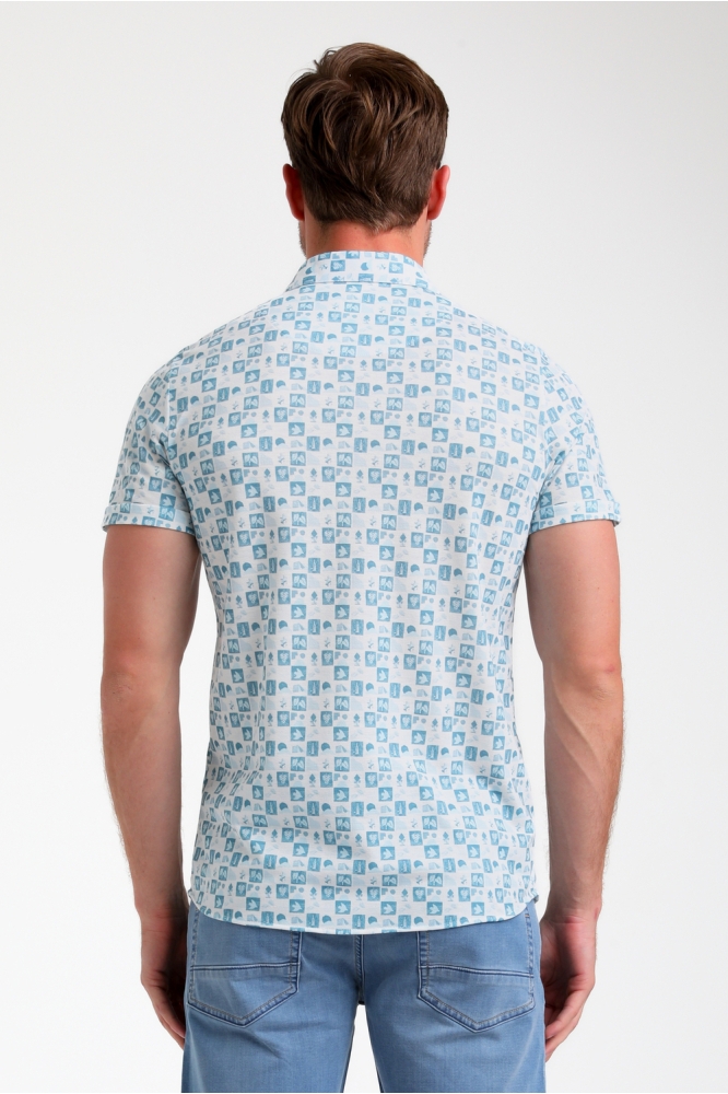 OVERHEMD 335545 4001 bright blue
